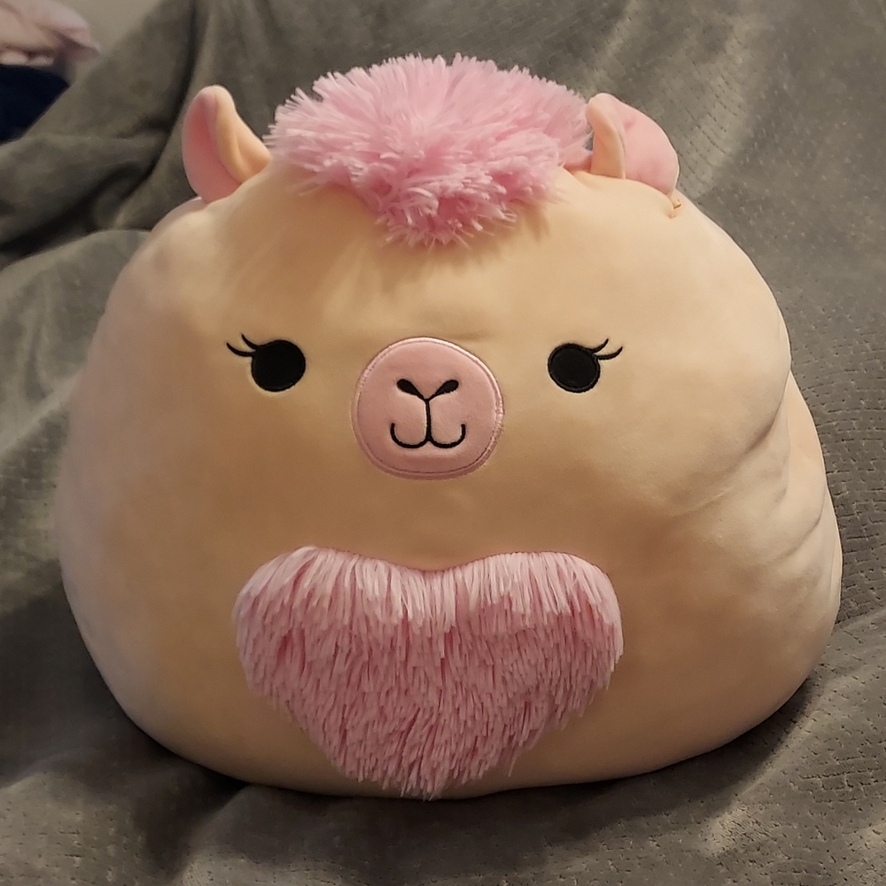 Squishmallows Carlee the Camel Pink 16" Stuffed Plush Toy By Kellytoy Collectabl